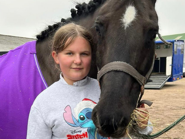 Isabel with her horse