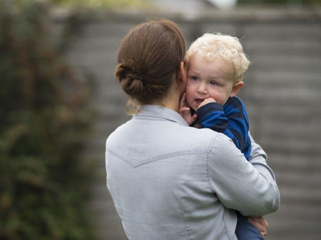 Woman with baby