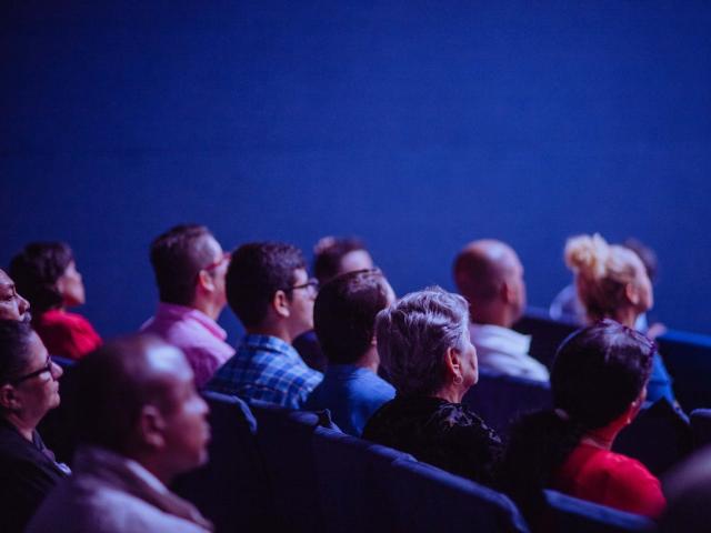 people attending lecture