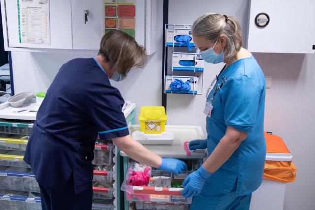 research nurses at work