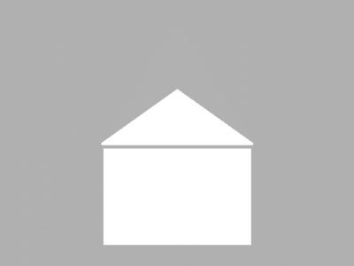 Grey background - white building
