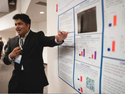 Poster presenter.