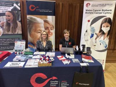 staff engaging at stand 