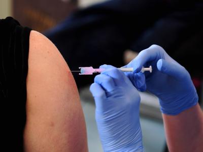 a patient being vaccinated